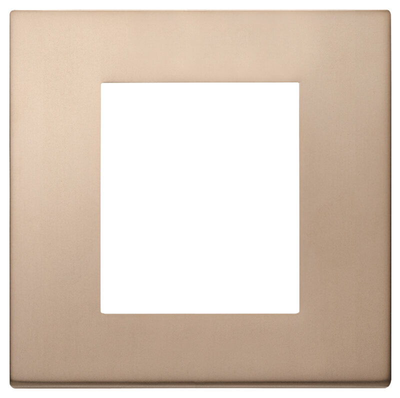 Plate 2M metal bronze