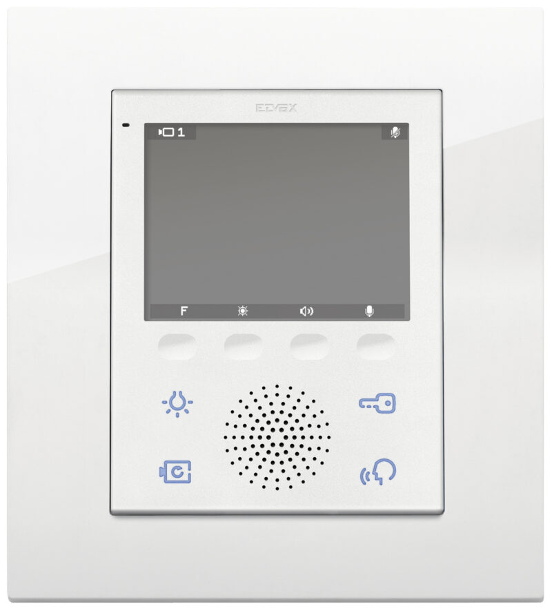 Due Fili flush-mount monitor, white
