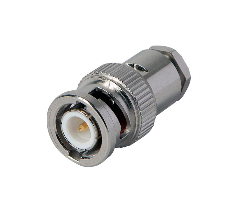BNC male twist-on connector for RG-58