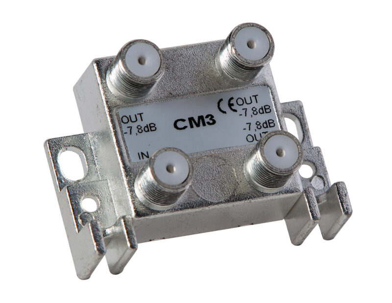 3-way coaxial splitter