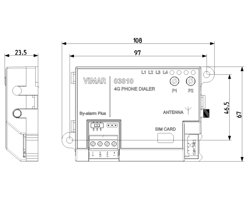 By-alarm Plus GSM circuit board - Image 2