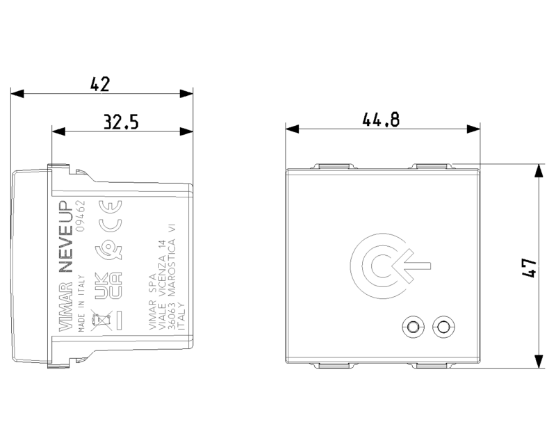 Connected NFC/RFID outer switch carbon m - Image 2