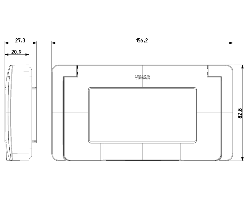 IP55 cover 4M +screws black - Image 2