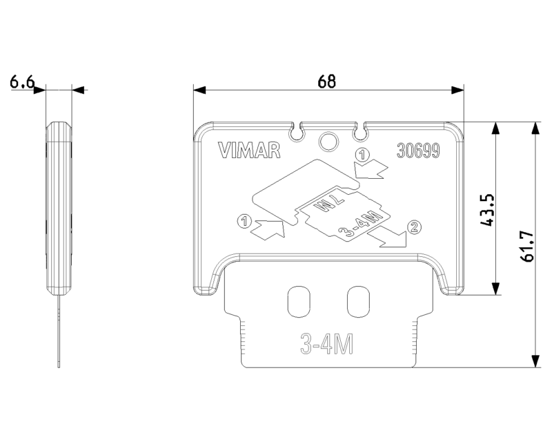 Buglar-proof accessory f/cover plate - Image 2