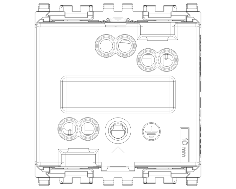 Flat 2P+E 16A FR SICURY outlet white - Image 2