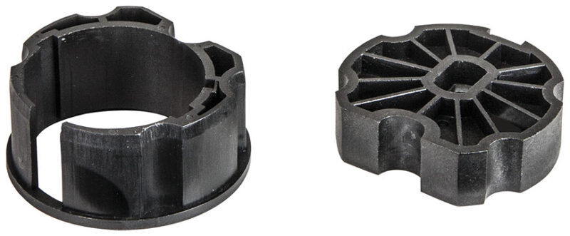 Knee tube adaptor Ø63 mm