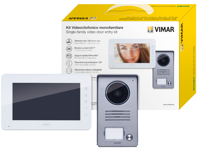 One-family kit 7in video plug-in supply