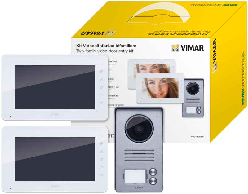 Two-family kit 7in video plug-in supply