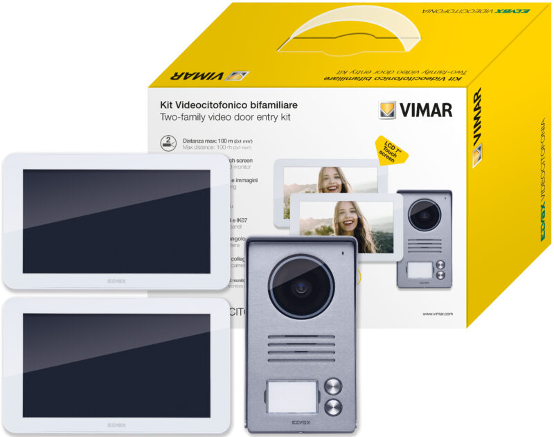 Two-family kit 7in video touch DIN suppl