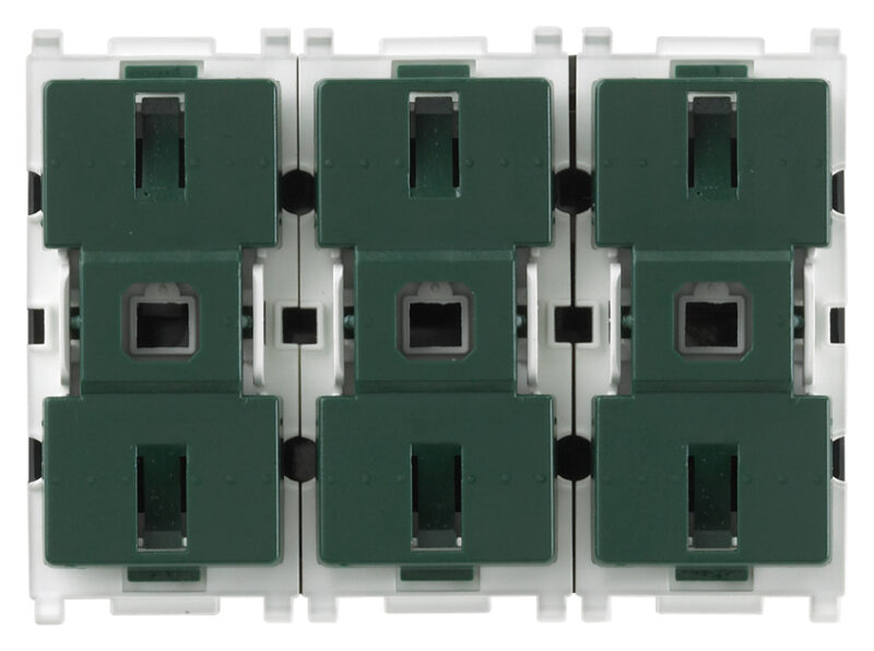 Three rocker buttons + blind actuator