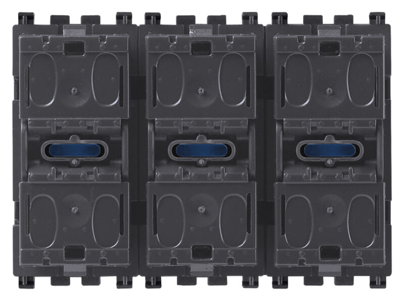 Three push buttons