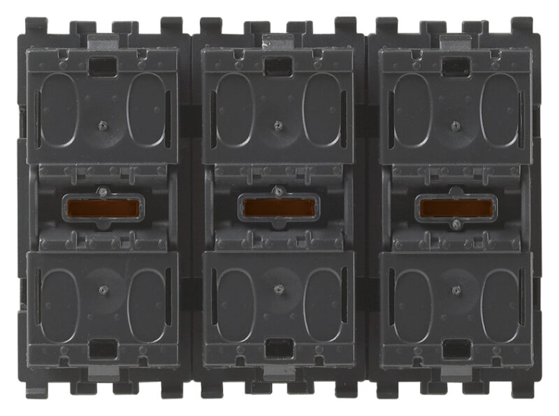 Three push buttons