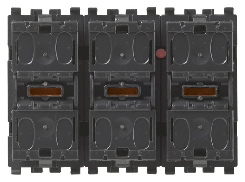Three push buttons+actuator