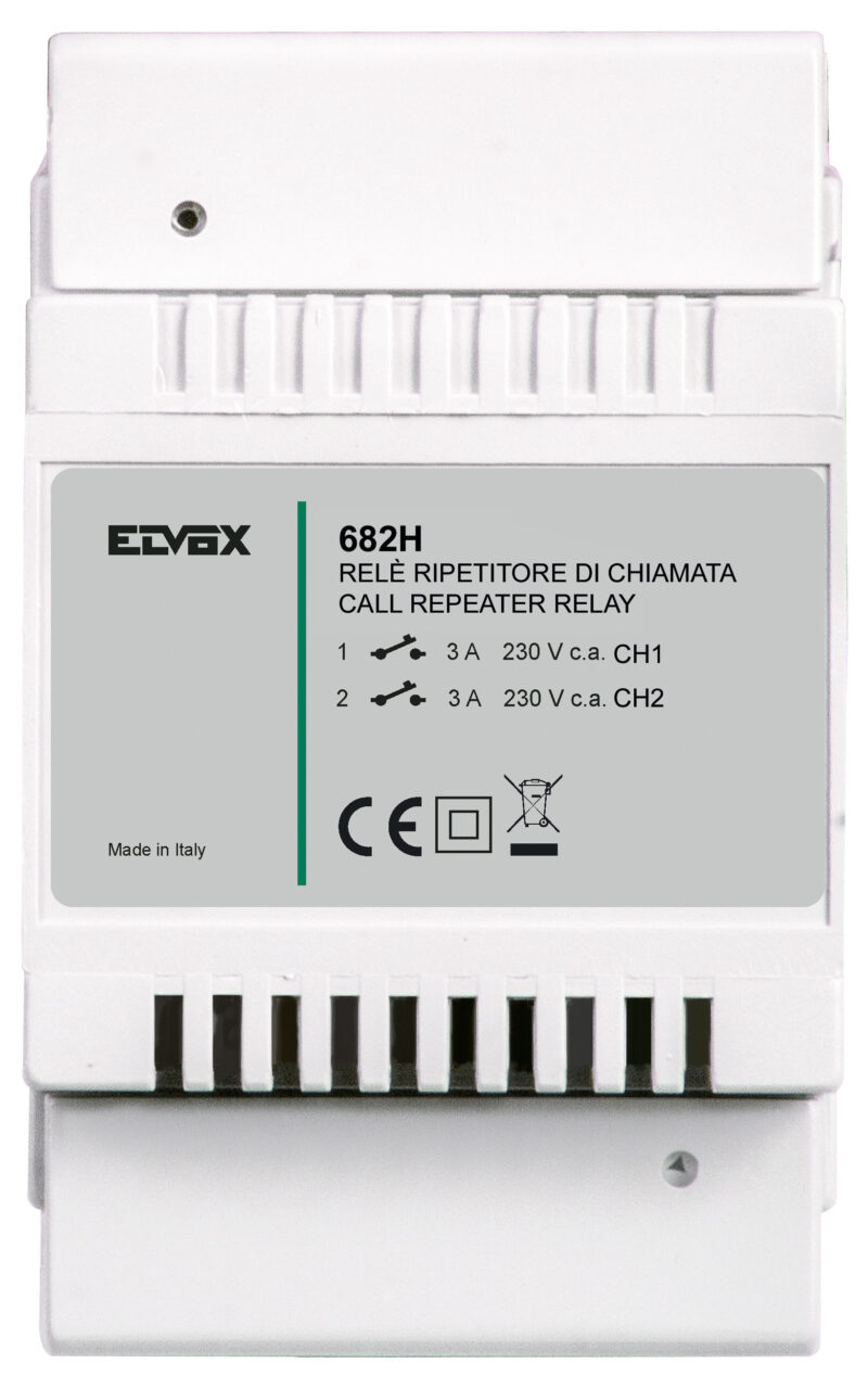 2 relays for external chimes or signal.