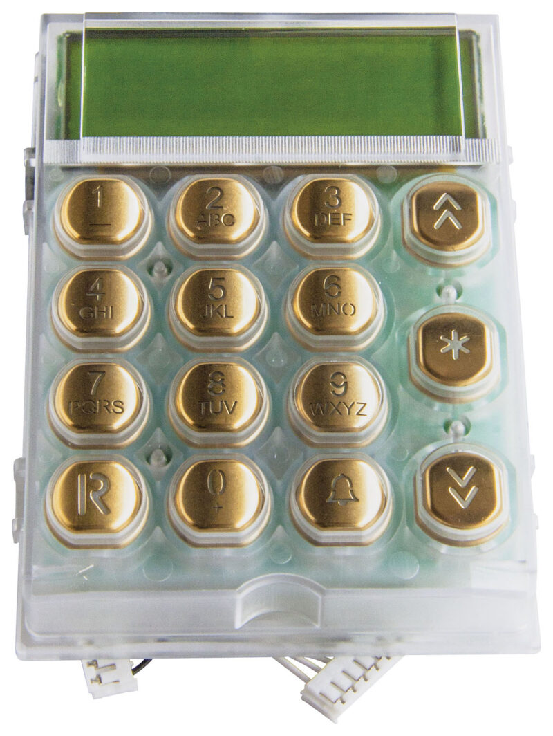 Keypad with display for 89F4/T,89F7/T