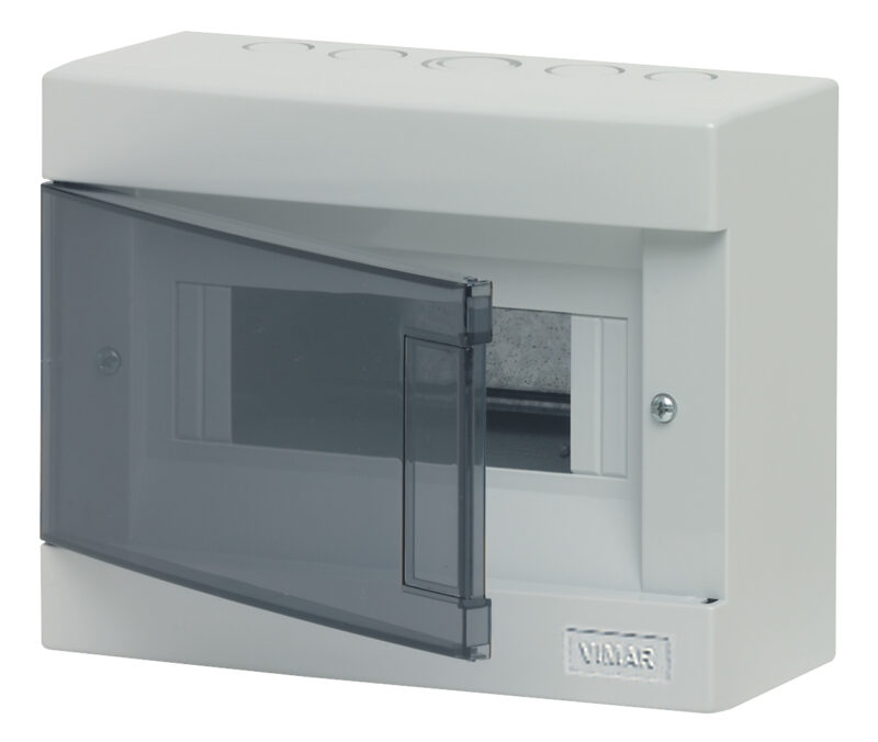 IP40 surface consumer unit 8M +door
