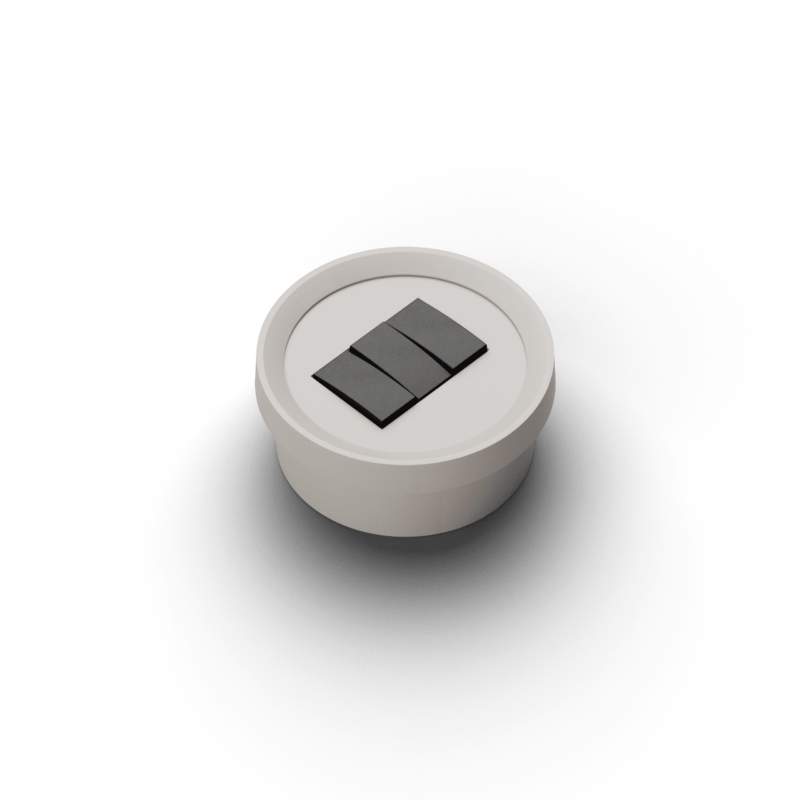 Module dot Flush mounting box - Modules excluded
Ø 135 mm