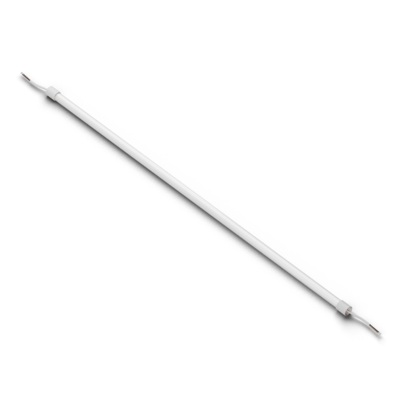 Line ribbed 100 Ribbed glass tubular LED 100 cm - 20W - 24V