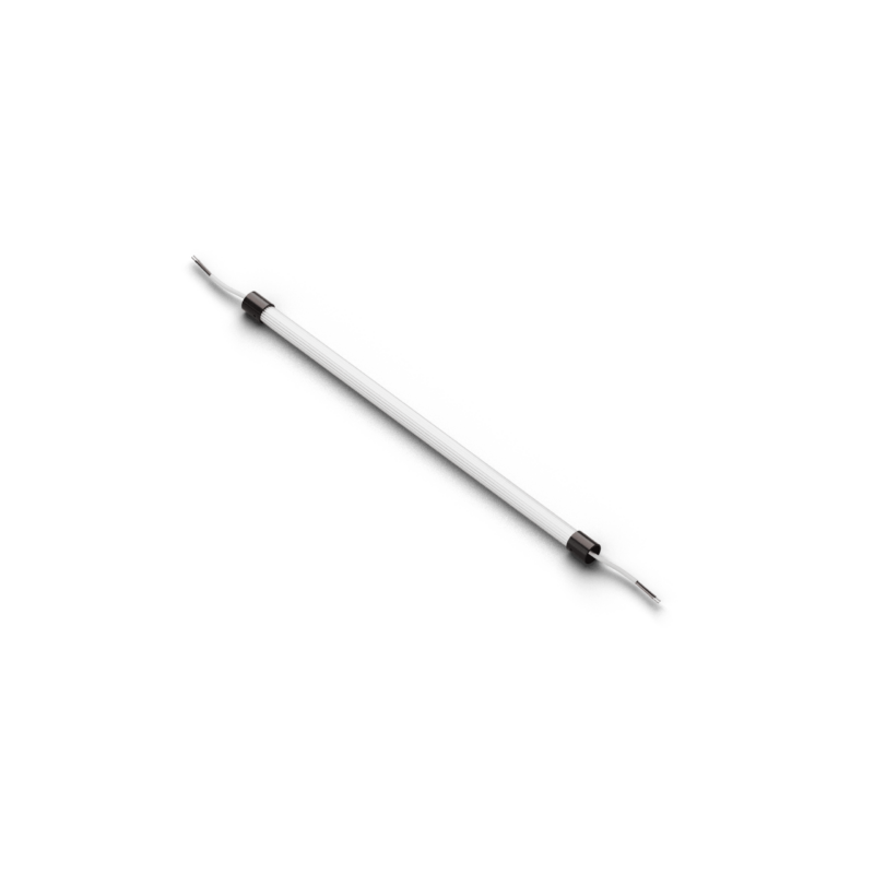 Line ribbed 50 Ribbed glass tubular LED 50 cm - 10W - 24V