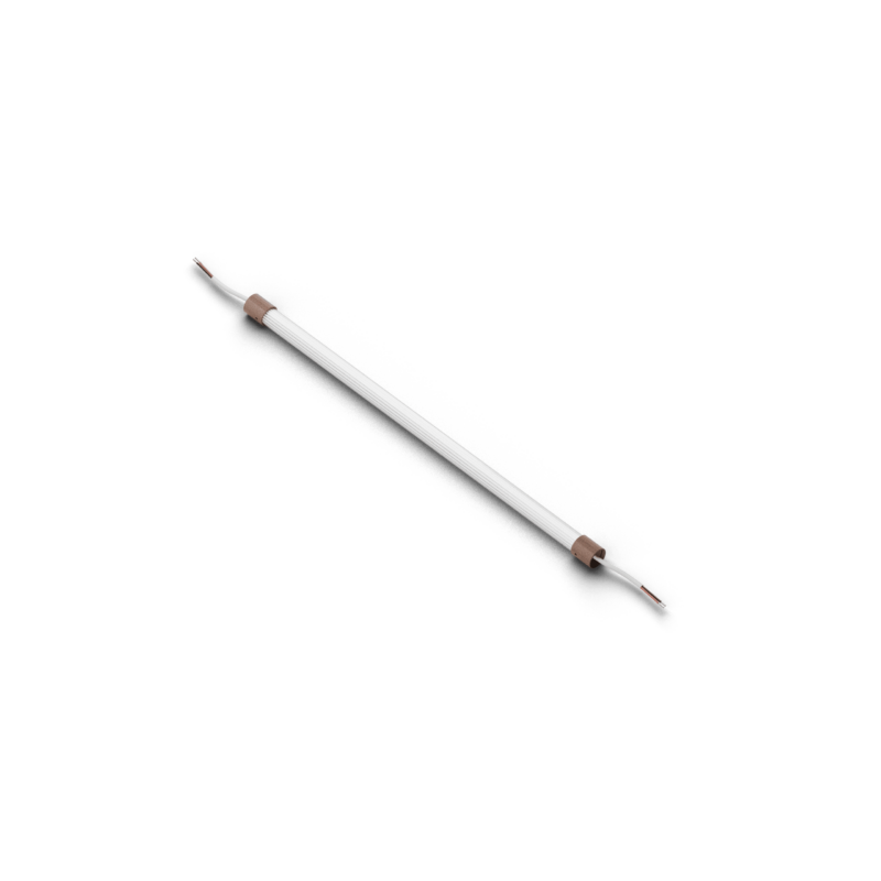 Line ribbed 50 Ribbed glass tubular LED 50 cm - 10W - 24V
