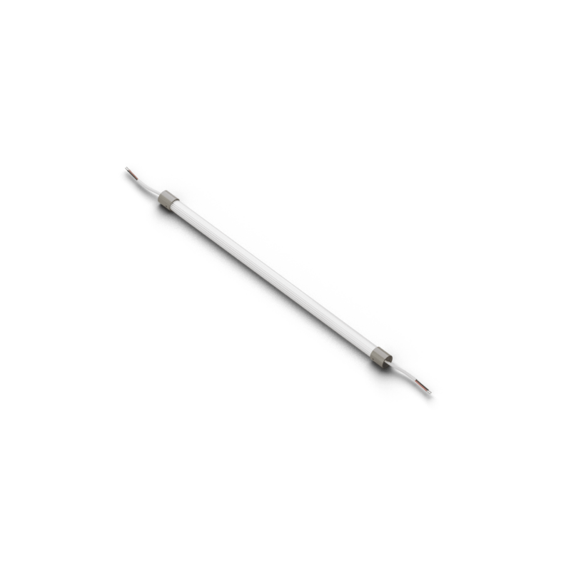 Line ribbed 50 Ribbed glass tubular LED 50 cm - 10W - 24V