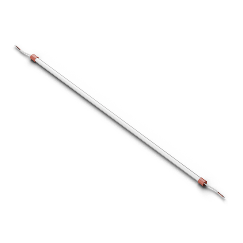 Line smooth 100 Smooth glass tubular LED 100 cm - 20W - 24V