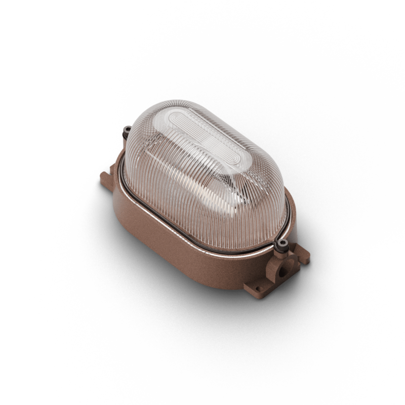 Plafoniera ovale M Oval light fixture - E27 - dim. 226x130 mm