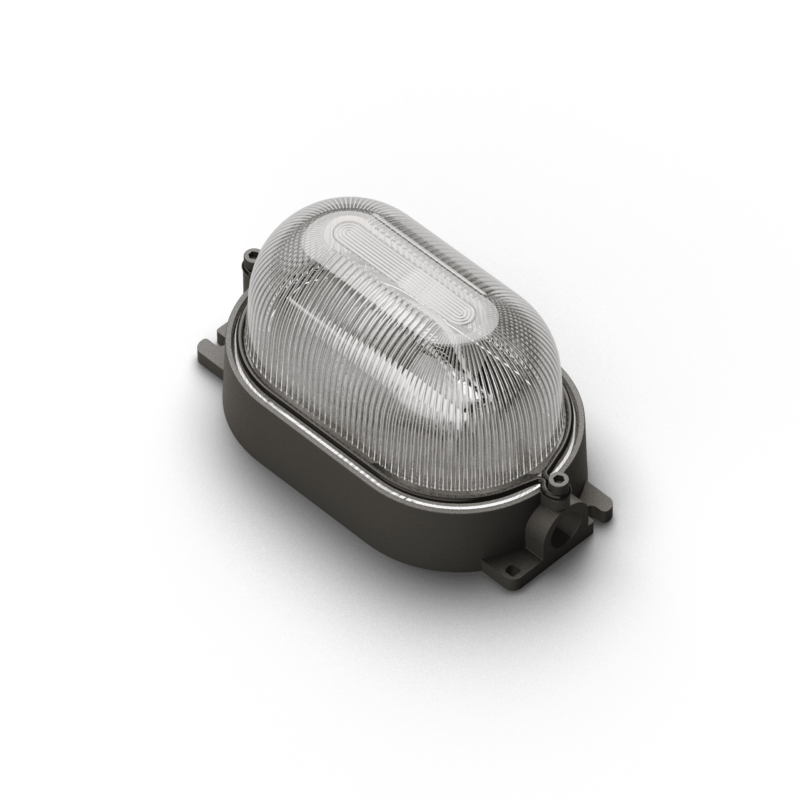 Plafoniera ovale M Oval light fixture - E27 - dim. 226x130 mm