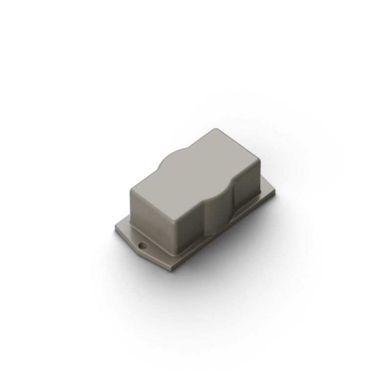 Single flange Dim. 93x46x32 mm