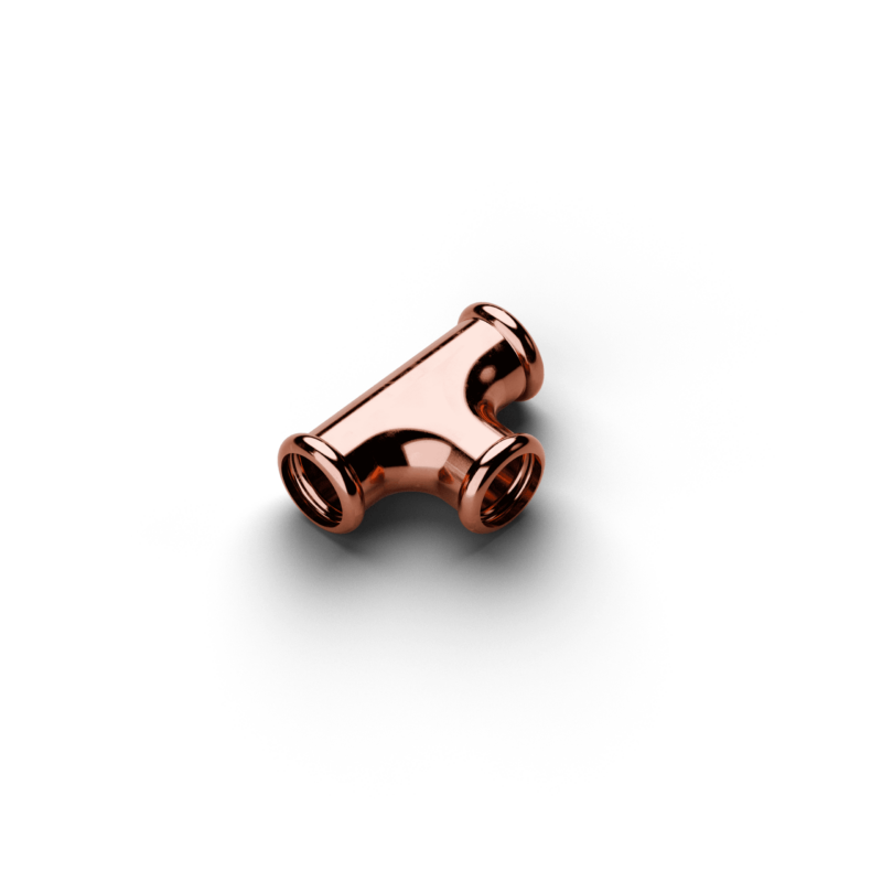 Three-way fitting Ø 22 mm