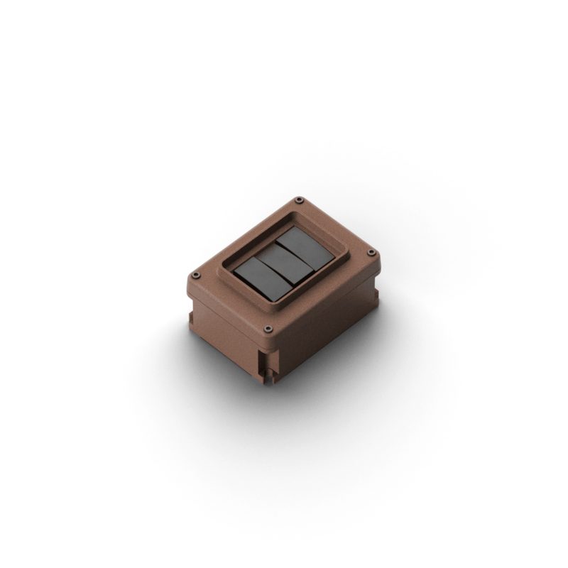 Box with plate - dim. 125x95 mm