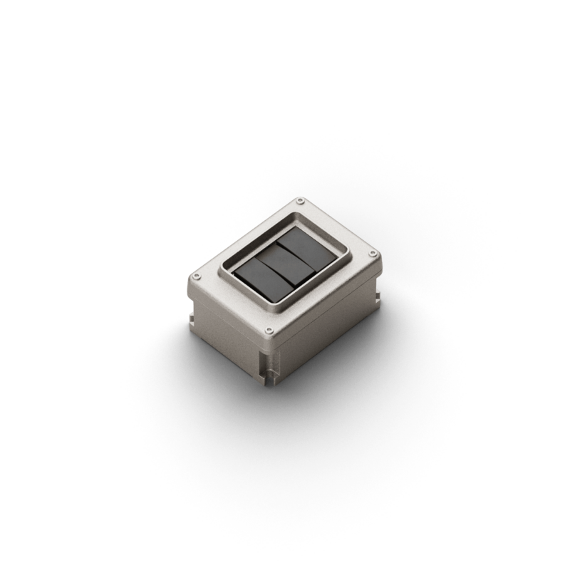 Box with plate - dim. 125x95 mm