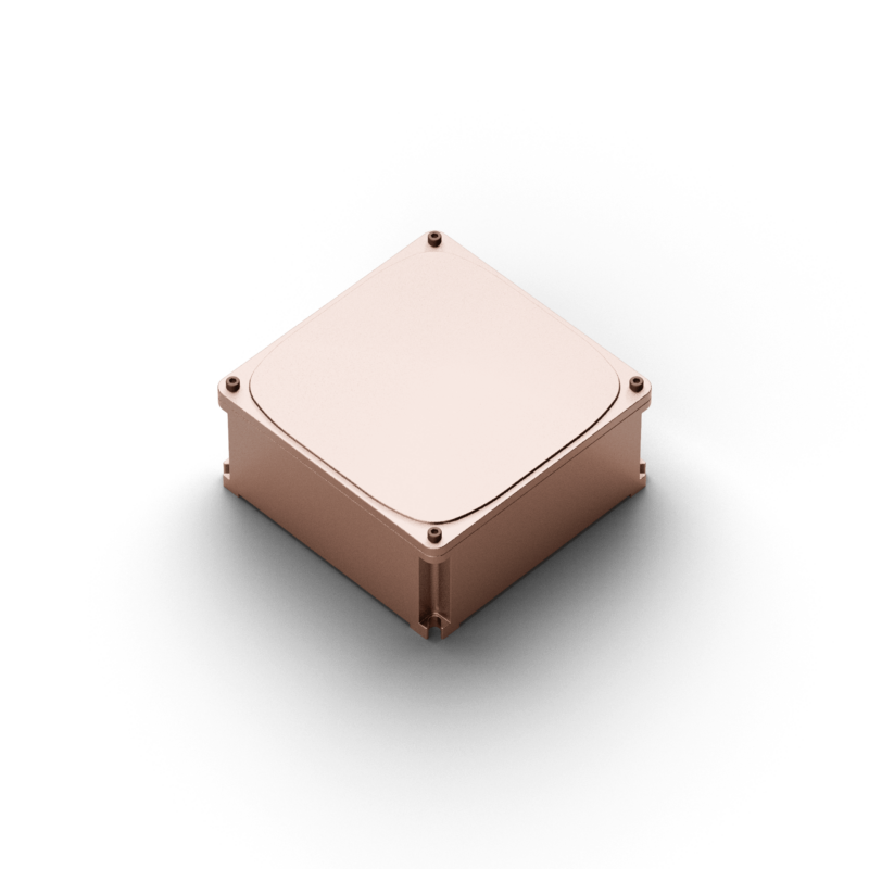 Square junction box w/cover - dim.155x155mm