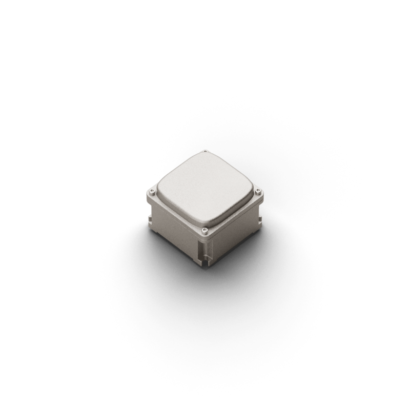 Square junction box w/cover - dim.95x95 mm
