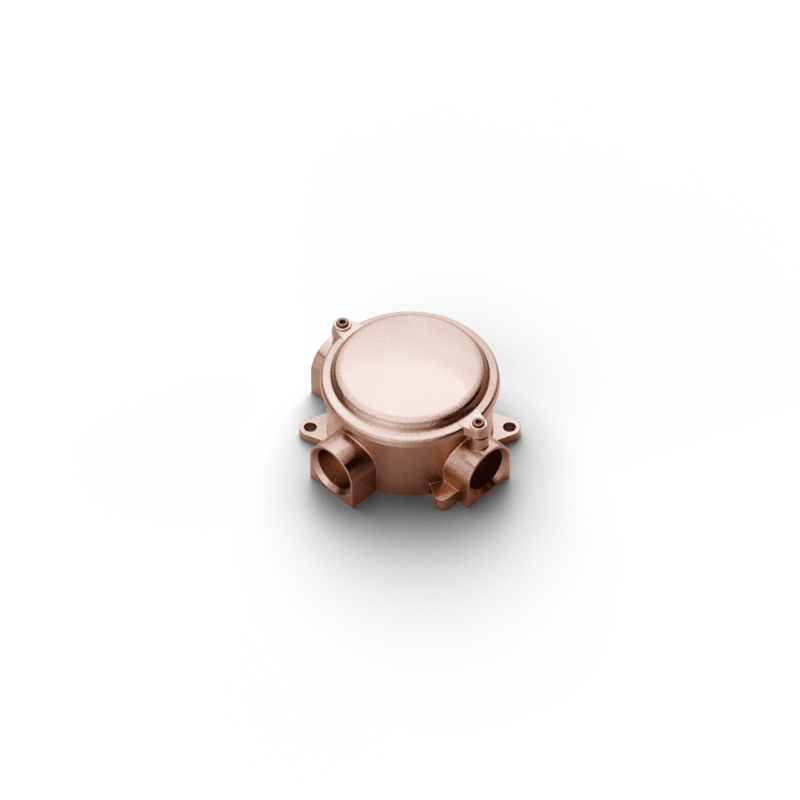 Round box w/cover - dim. 118x103 mm
