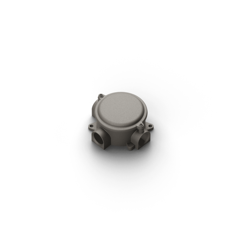 Round box w/cover - dim. 118x103 mm