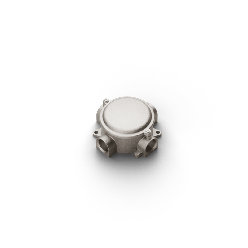Round box w/cover - dim. 118x118 mm