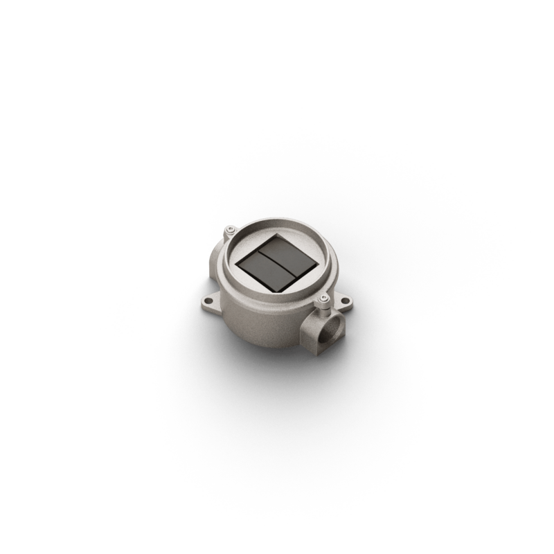 Round box with plate and support-118x95 mm