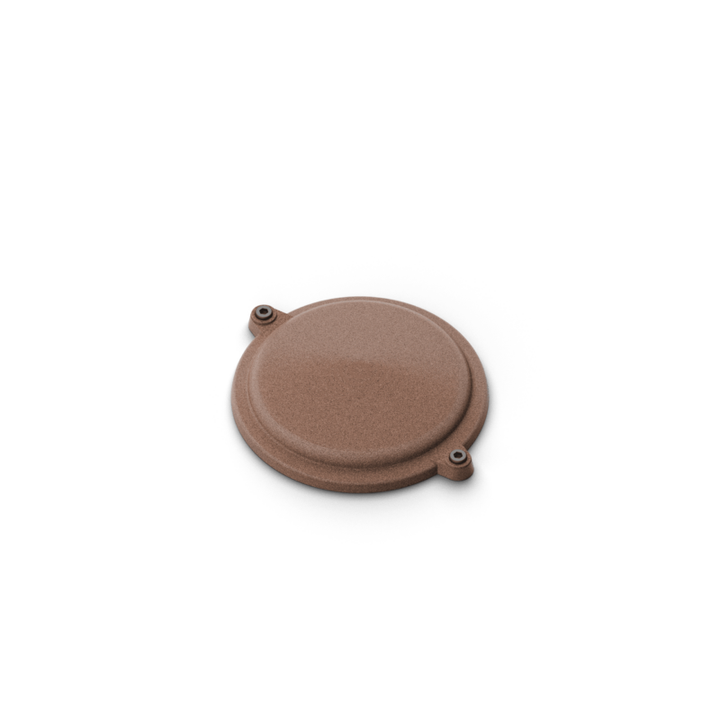 Round cover Adapter and support included - Ø 118 mm