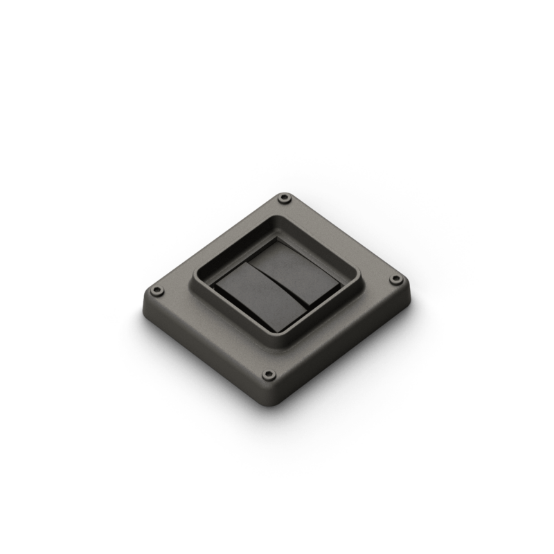Plate 2 Adapter included - dim. 95x95 mm