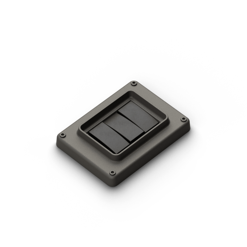 Plate 3 Adapter included - dim. 125x95 mm