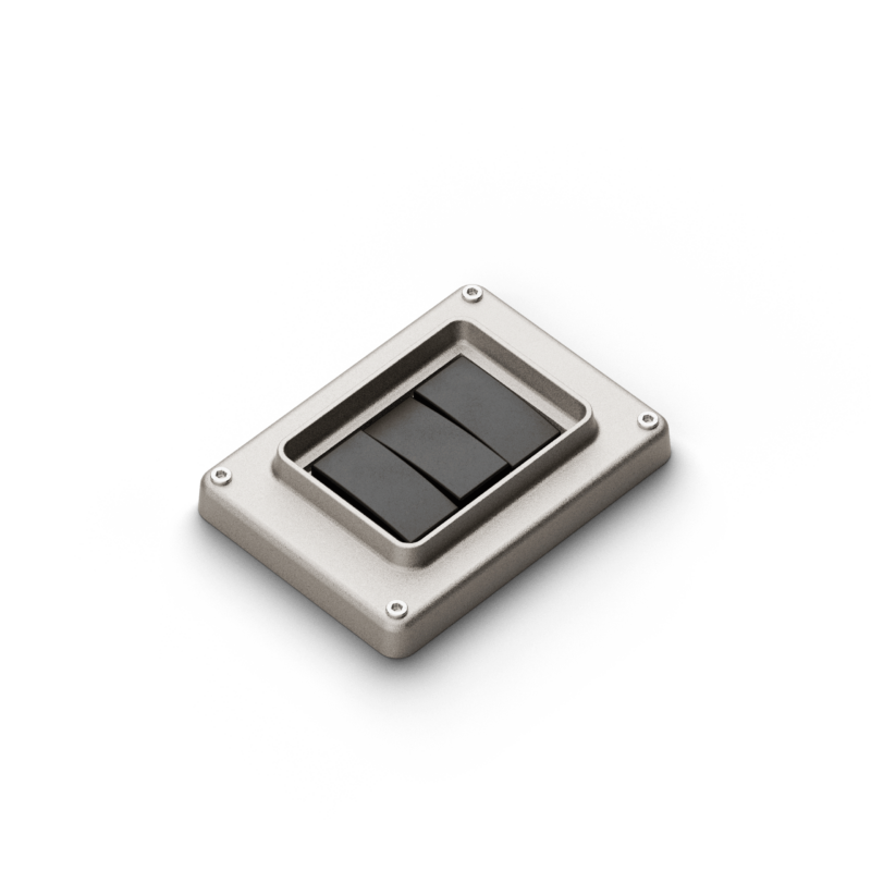 Plate 3 Adapter included - dim. 125x95 mm