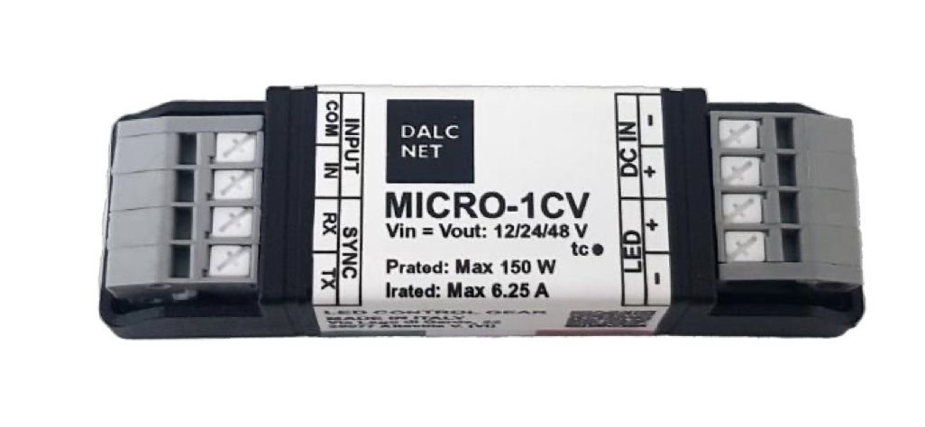 Dimmer LED Bus DMX512 - 12V/24V, 10A, Commande Locale Ou DMX - Pour éclairage LED Professionnel, Réglage D'intensité
