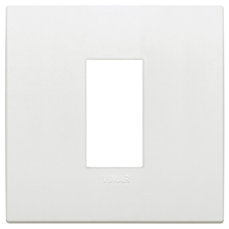 Classic plate 1M technopolymer white