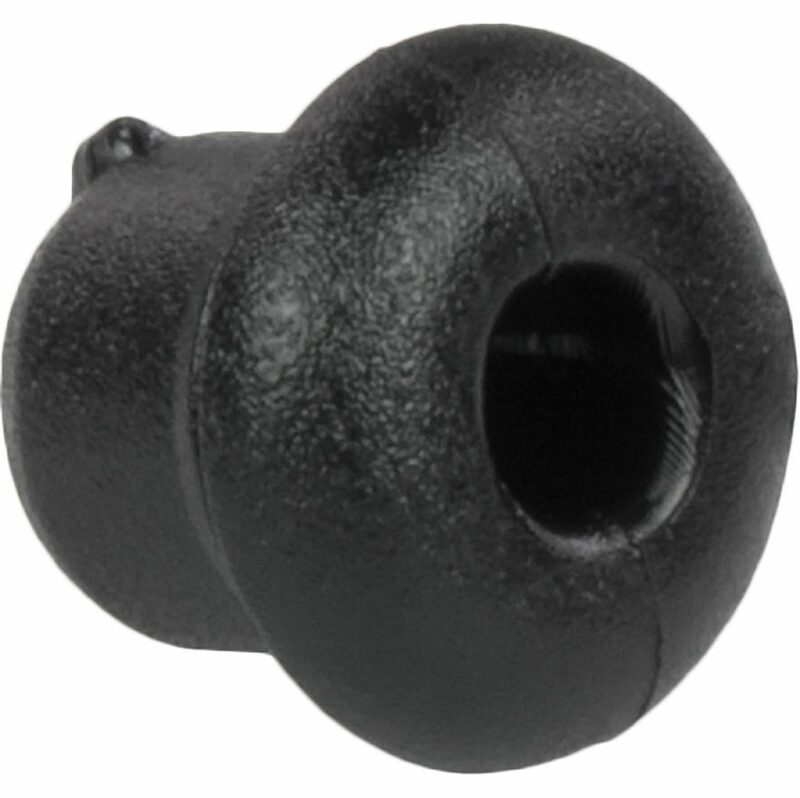Split Nylon Bush ID: 4mm (5/32") Black - Image 2