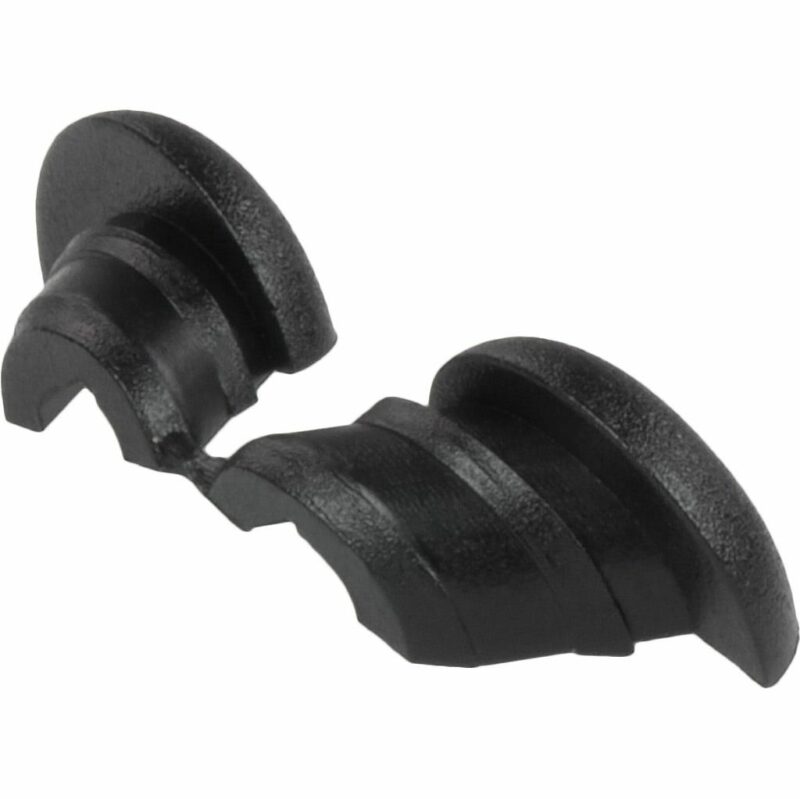 Split Nylon Bush 4.0mm (5/32") Angled Black