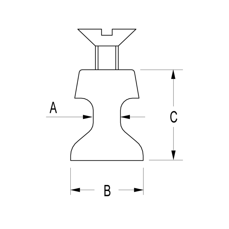 Series 22 & 26 Track Slug, 3.5mm x 8.3mm - Image 2