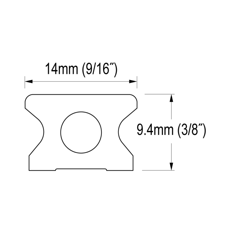 Series 14 Ball Bearing Traveller Track, 2m - Image 2