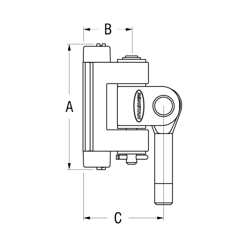 Series 19 Batten Car with M10 Threaded Link - Image 2
