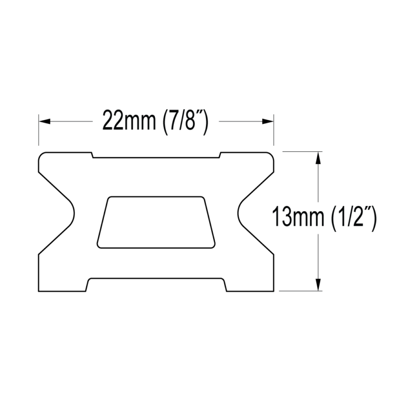 Series 22 Ball Bearing Traveller Track, 1m - Image 2